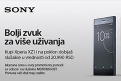 SONY Xperia XZ1 - bolji zvuk za više uživanja