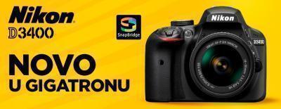 NIKON D3400 Premijerno u Gigatronu