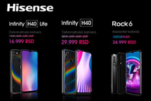 Hisense telefoni po super cenama