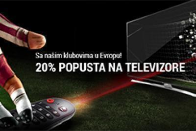 20% popusta na televizore