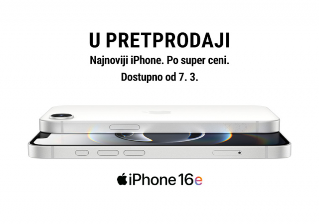 iPhone 16e u pretprodaji