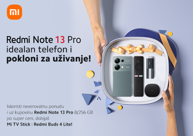 Xiaomi Redmi Note 13 Pro + pokloni