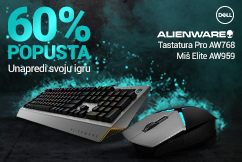 60% popusta na DELL Alienware tastaturu i miša