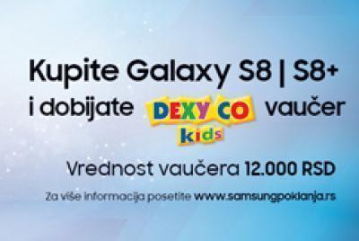 Kupi Samsung s8 i osvoji Dexy Co Kids vaučer