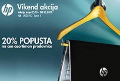 Vikend akcija - 20% popusta na laptop računare u G6 Ušće SC