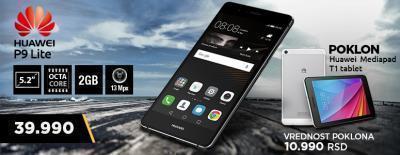 HUAWEI P9 Lite + poklon HUAWEI Mediapad T1