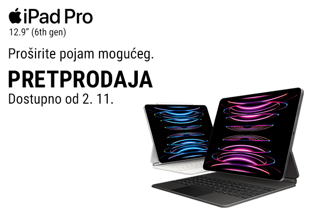 Novi iPad Pro 12,9' – u pretprodaji