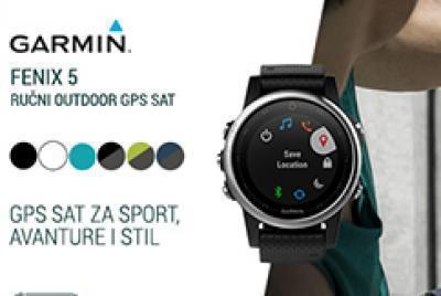 GARMIN Ručni Outdoor GPS sat Fenix 5