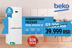 Spot Deal - Beko RCNA365E20ZW kombinovani frižider