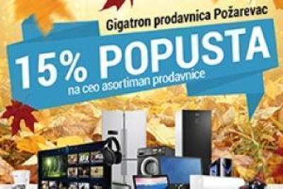 Požarevac - 15% popusta na ceo asortiman sa lagera prodavnice