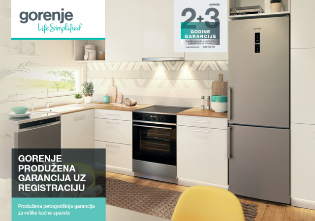 Gorenje bela tehnika – produžena garancija