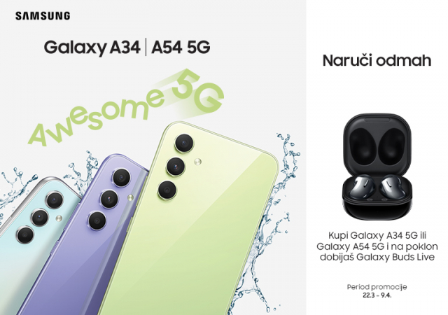 Novi Samsung Galaxy A34 5G i A54 5G u pretprodaji uz poklon