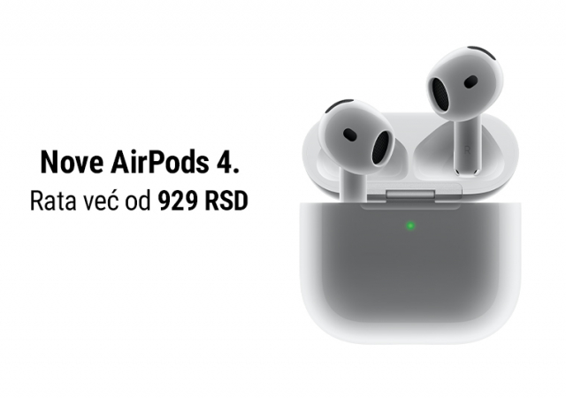 AirPods 4 u prodaji