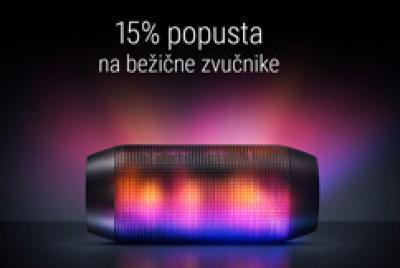 15% popusta na bežične zvučnike