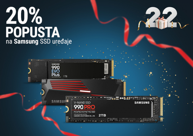 20% popusta na Samsung SSD uređaje