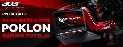 ACER PREDATOR - za najbrže kupce poklon fotelja