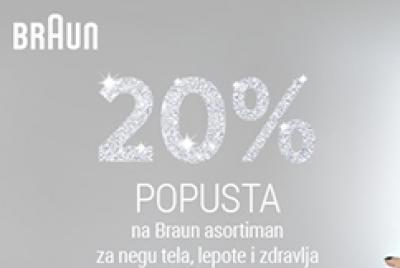 20% popusta na Braun asortiman