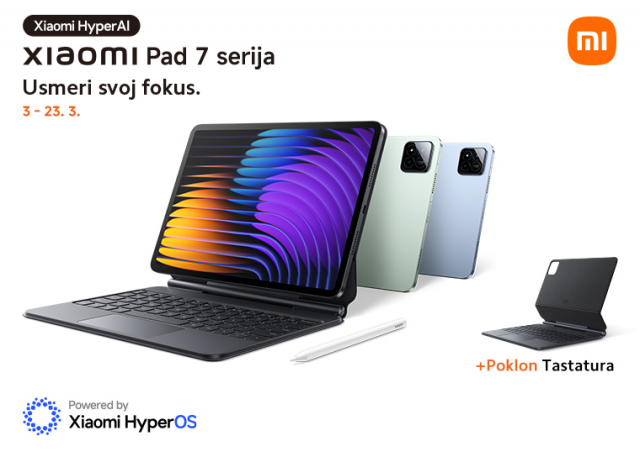 Xiaomi Pad 7 i Xiaomi Pad 7 Pro + poklon tastatura