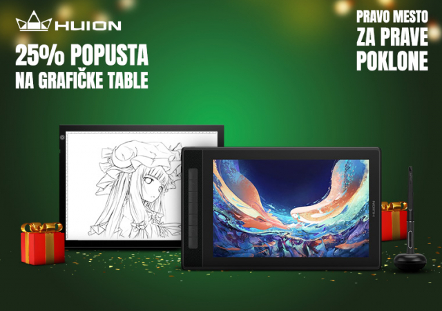 25% popusta na Huion grafičke table