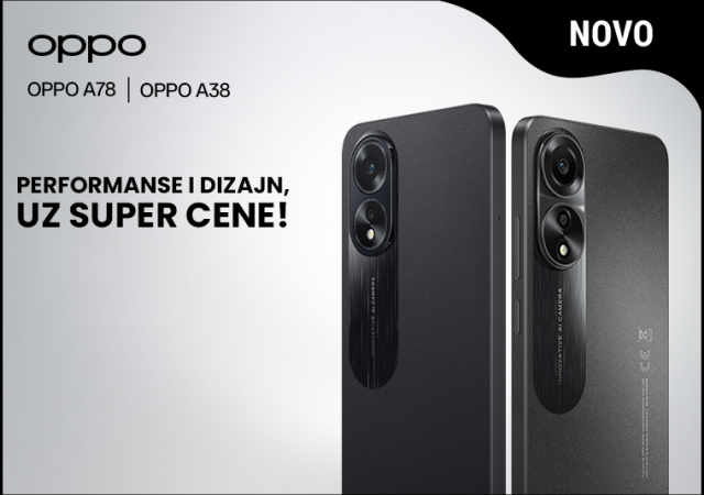 Oppo A78 i A38 po sniženim cenama