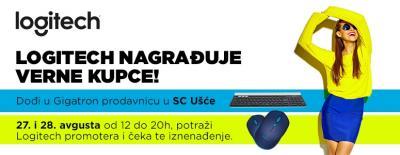 Logitech nagrađuje - Posetite Gigatron u SC Ušće 27. i 28. avgusta