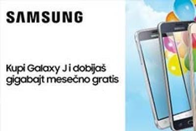 Kupi Galaxy J i dobijaš gigabajt mesečno gratis