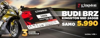 Budi brz po neeeeeverovatnoj ceni - Kingston SSD 240GB