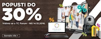 TC Forum Niš - i do 30% popusta