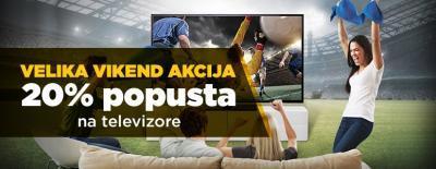 Velika vikend akcija - 20% popusta na televizore