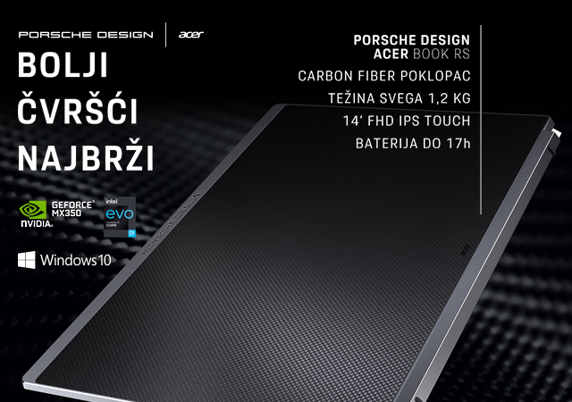 Acer Book RS Porsche Design - luksuzne performanse