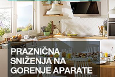 Praznična sniženja na Gorenje aparate