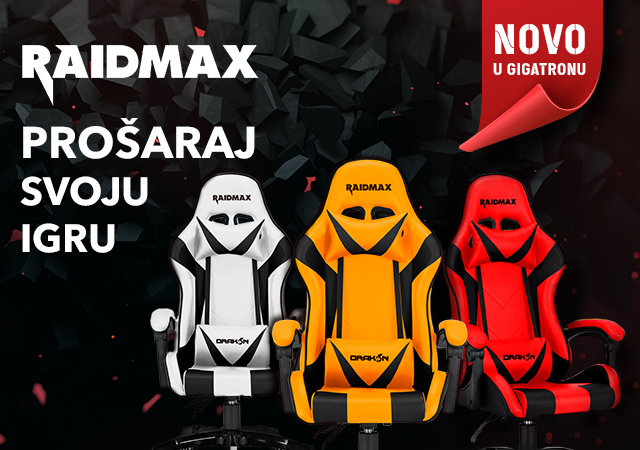 Raidmax gejmerske stolice - novo u ponudi