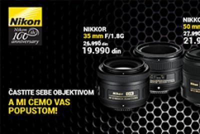 Nikon - častite sebe objektivom, a mi ćemo vas popustom