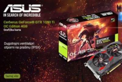 ASUS GeForce GTX 1050 Ti Cerberus OC