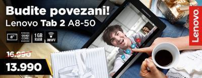 LENOVO Tab 2 A8-50 - Budite povezani