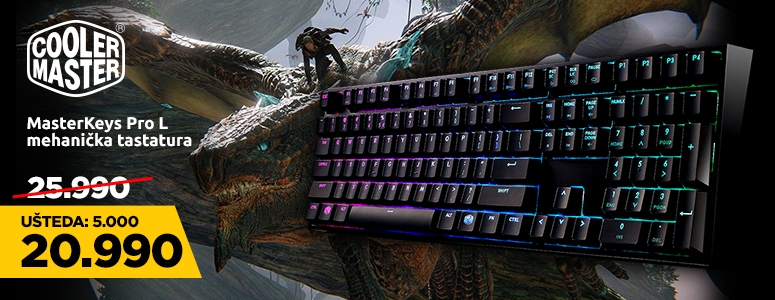 COOLER MASTER MasterKeys Pro L gejmerska tastatura