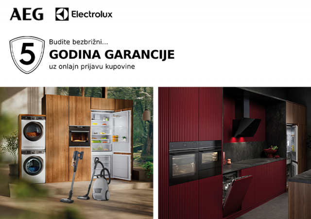 Budite bezbrižni uz Electrolux i AEG