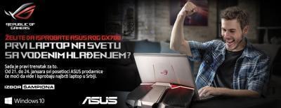 Prvi laptop na svetu sa vodenim hlađenjem - Asus GX700