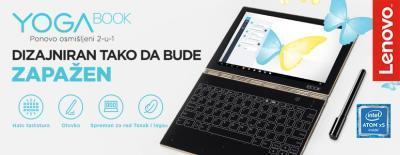 LENOVO Yoga Book - dizajniran tako da bude zapažen