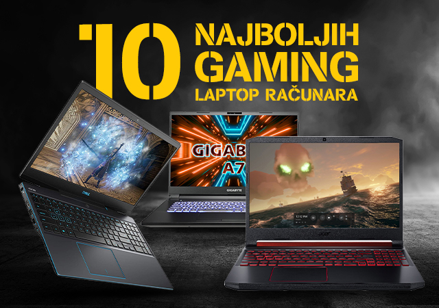 10 najboljih gaming laptopova