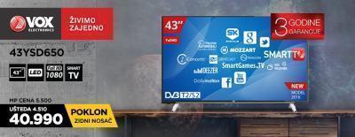 VOX SMART LED TV 43 inča dijagonale