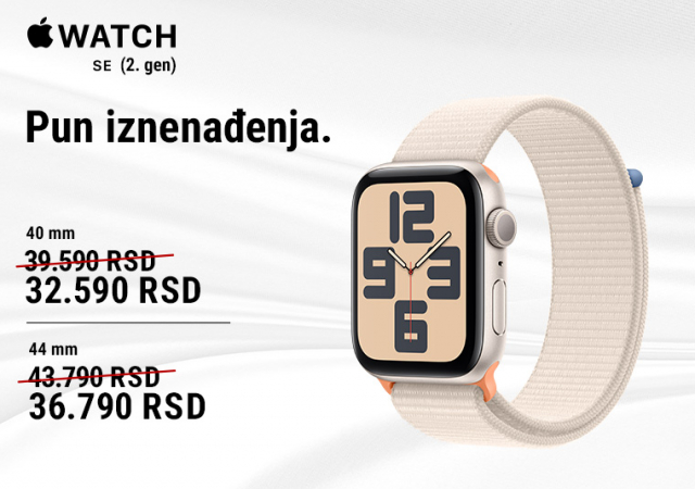 Apple Watch SE (2.gen) 2023 po super ceni