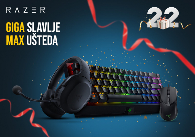 Razer gejming periferija po sniženim cenama