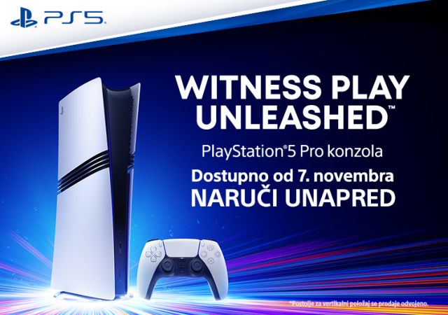 Nova PlayStation 5 Pro konzola – naruči pre svih!