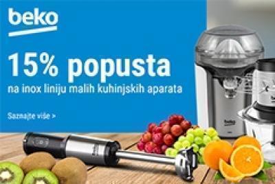 Beko 15% popusta na inox liniju malih kuhinjskih aparata