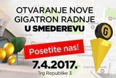 Otvaranje nove Gigatron radnje u Smederevu