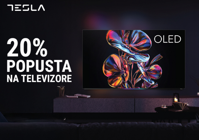 20% popusta na Tesla televizore