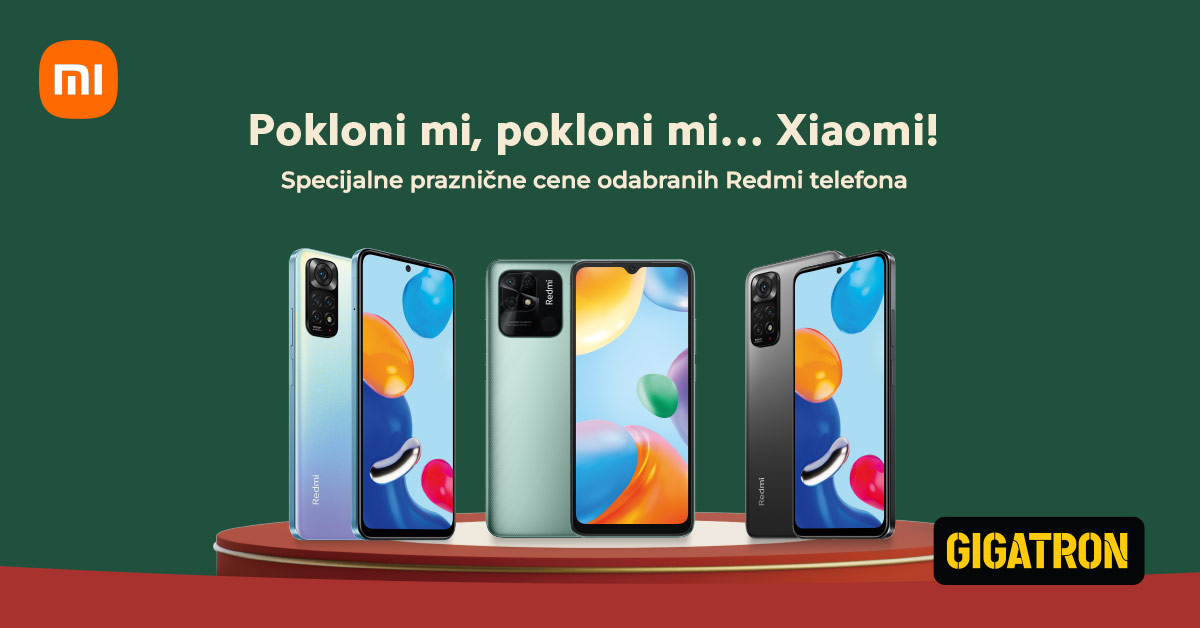 Snižene Cene Redmi Mobilnih Telefona | Gigatron