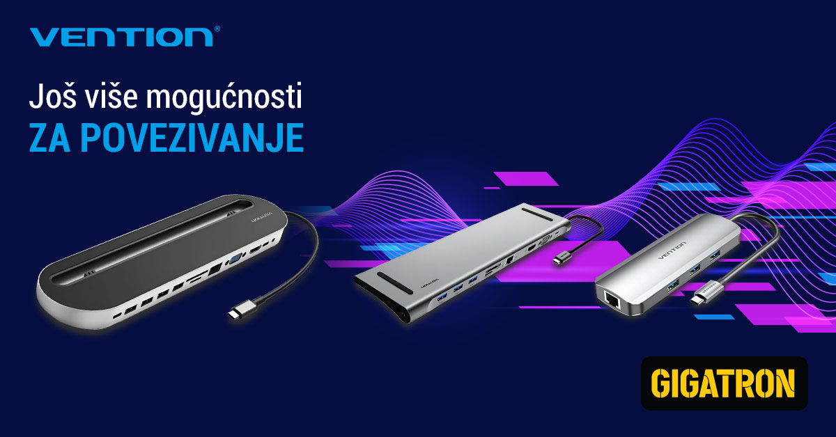 Unapredite Laptop Uz Vention Docking Station Gigatron