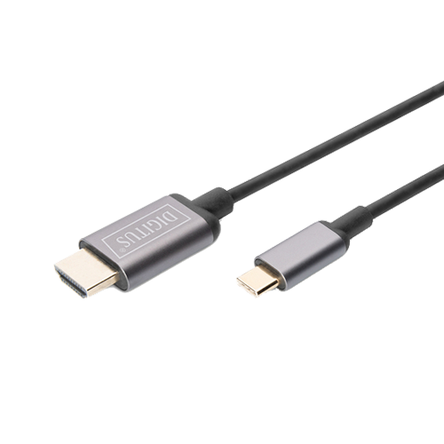 Ledelse Anslået hjælpemotor DIGITUS USB-C na HDMI Kabl 1.8m (Crna) | Gigatron